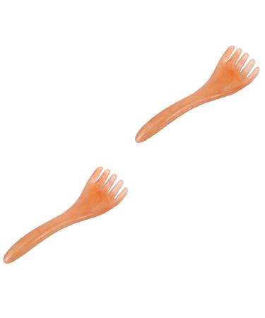 Gatuida 2st Massagekamm Shampoo comb scalp massager portable combs body scratching comb massage curves for the scalp hair crest for women Miss The face mixer resin resin pink