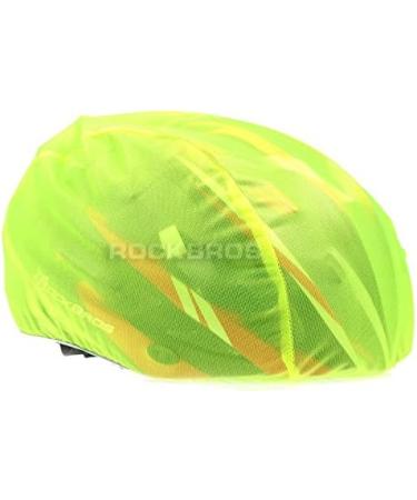 Yellow Helmet Cover Set - 2 Waterproof Bicycle Helmet Protectors | Reflective Logo for Safety | Adjustable Cord for Rain Wind & Sun Protection - Buy Online on GoSupps.com