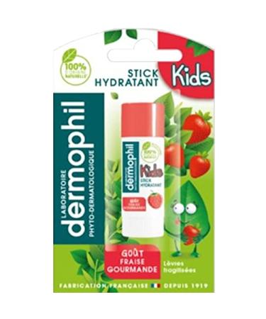 DERMOPHIL - Kids Hydrating Stick Strawberry Flavor - Pack of 3 - Sold in Packs