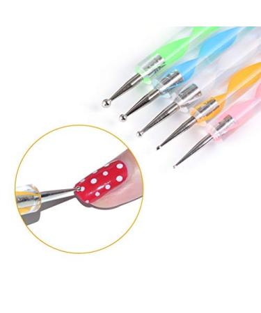 FOCCTS Nail Art Stones & Dotting Tools - 3D Glitter Nail Decoration Set for Stunning Nail Designs & Accessories - Buy Online on GoSupps.com