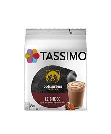 COLUMBUS | Tassimo Columbus Le Choco Salted Butter Caramel Coffee Pods X8-2 | Pack of (2) | Free Shipping
