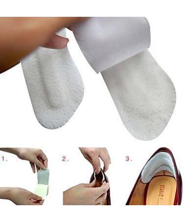 TaccoSlip Heel Protectors - Smooth as Velvet, Light Gray, Suede Texture - Stops Heels from Slipping - Made in Germany - Buy Online on GoSupps.com