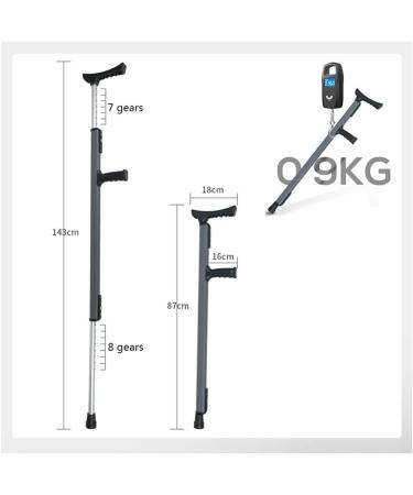 Underarm Crutches Crutches for Adults Medical Crutches with Comfy Handle Retractable Ight Walking Stick Decorate Warm Life (Grey) Bathing in Sunlight Yellow - Buy Online on GoSupps.com