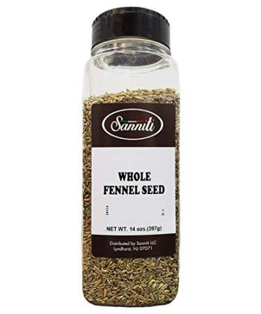 Sanniti Whole Fennel Seeds, 14 oz (Pack of 1) 14 Ounce (Pack of 1)
