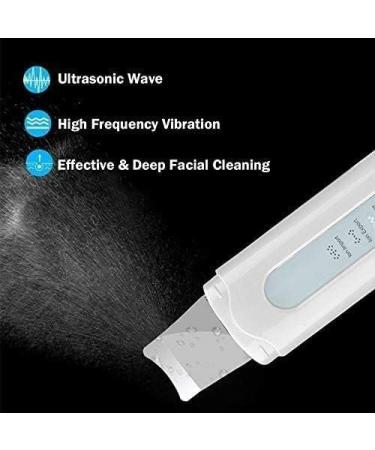ZQQZEZ Electric Pore Cleaner USB Rechargeable Blackhead Cleanser 4 Working Modes Blackhead Suction Tool with LED Light Indicator & Curved Spatula Head for Facial Deep Cleansing - Buy Online on GoSupps.com