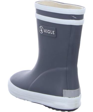 Aigle Unisex Kid's Baby Flac Wellington Boots - 3.5 UK Child - Grey Charcoal - Buy Online on GoSupps.com