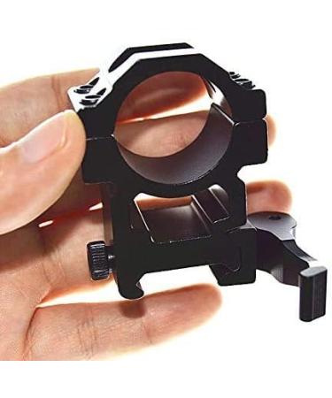 FIRECLUB 2pcs Quick Release Scope Rings Mounts - 1 Inch (25.4mm) Picatinny/Weaver Compatible for Precision Shooting - Buy Online on GoSupps.com