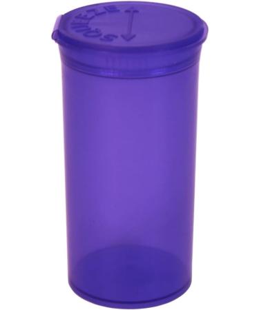 Multi-Use Airtight Pill Bottles - 13 Dram Purple Organizer for Supplements & Medicines | 12 Pack - Buy Online on GoSupps.com