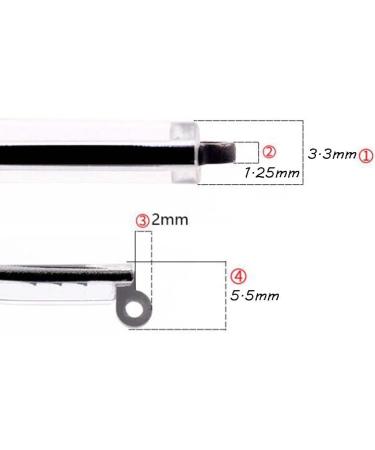 Vekker Yewear Transparent Blue Plastic Glasses Accessories - Replacement Legs Ironing Arms & Spare Parts for Glasses Repair - 1 Pair - Buy Online on GoSupps.com
