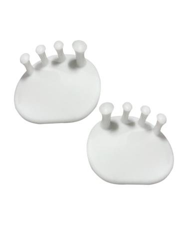 1 Pair Foot Trainer Nursing Clip Board Manicure Tools Pedicure Tools Bunion Splint Rubber Silicone Toe Spacers Hammer Toe Separators Foot Toe Orthotic TPR Toe Eversion