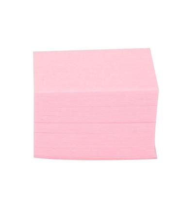 630 Pieces Nail Remover Cotton Portable Cotton Fiber Makeup Wipes for Home School (Pink)