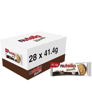 Nutella Biscuits T3 41.4g x 28 Packs - Buy Online on GoSupps.com