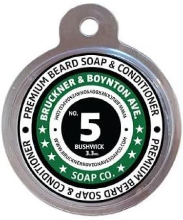 Buy No. 5 Bushwick Premium Beard Soap/Conditioner | 100% Natural | Anti-Dandruff Itch | Handcrafted in USA - Best Men's Grooming Product - Buy Online on GoSupps.com