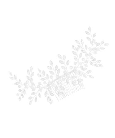 FRCOLOR Bridal Hair Comb Crystal Hair Comb Wedding Hair Comb Bridal Hair Accessory Bridal Headdress Hair Comb for Bride