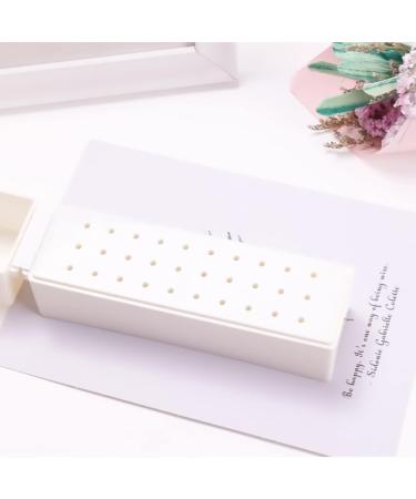 Nail Drill Bits Holder 30 Holes for Electric Nail Drill Bits Organizer Container 30 Holes Manicure Tools - Buy Online on GoSupps.com