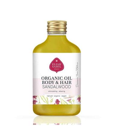 Organic Skin and Hair Care Oil with Sandalwood 100ml | Eliah Sahil