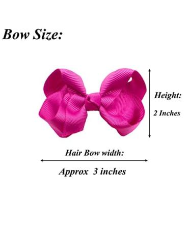 Midodo 40-Piece Hair Clips Set for Girls - 3-Inch Rips Band Hair Accessories for Kids - Buy Online on GoSupps.com