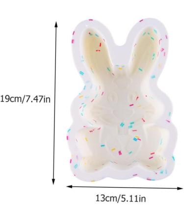 Milisten 1set Rabbit Cake Mold Easter Bunny Cookie Molds Easter Egg Silicone Bunny Resin Silicone Baking DIY Candy Tuile Molds Silicone Easter Baking Mold Pudding Handmade Soap Silica Gel - Buy Online on GoSupps.com