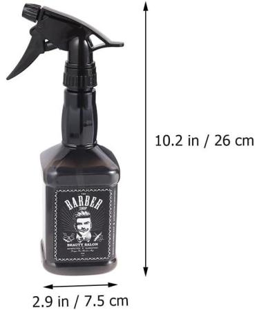 NOLITOY Haircut Watering Can Gardening Watering Cans Refillable Spray Water Bottle Sprayer Essential Oils Bottle Spray Mist Bottle Hair Gel Spray Bottle Fine Mist Kettle Plastic Travel 26x7.5cm Black - Buy Online on GoSupps.com