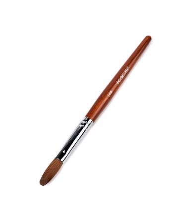 Rolabling Kolinsky Sable Acrylic Nail Art Brush - Professional Red Wooden Handle (Size 14) - Buy Online on GoSupps.com