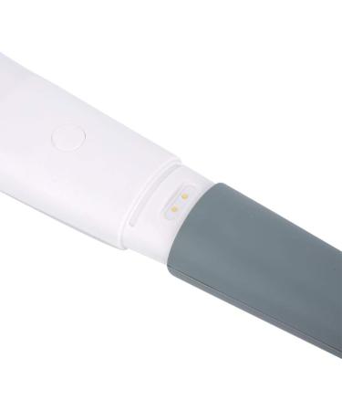 Electric Silicone Bath Brush - Waterproof Vibrating Body Shower Cleansing & Massager - Long Handle Multi-functional Design (Gray) - Buy Online on GoSupps.com