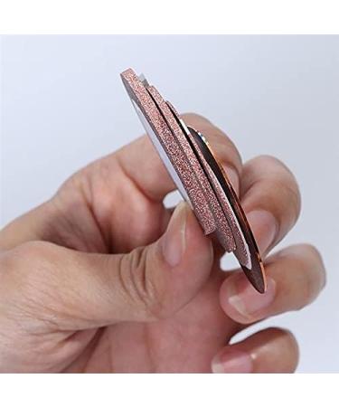 4 Rolls(One roll per size) Glitter Nail Art Striping Tape Lines Width 1+2+3mm-Striping Tape for Nail Art-Nail Striping Tape Foil-Nail Striping Tape Thick-Nail Striping Tape with Dispenser-Self-Adhesive DIY Nail Art Tape - Buy Online on GoSupps.com