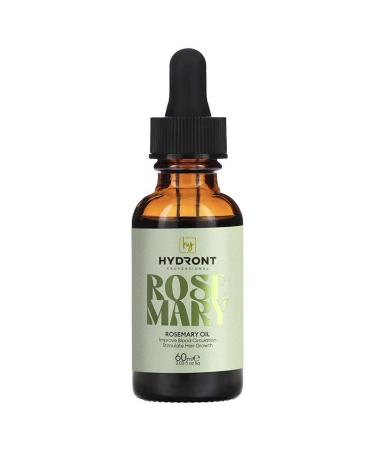 Hydront Rosemary Oil 2 Fl Oz Hair Growth Oil Paraben-Free Scalp and Hair Strengthening Oil for All Hair Types