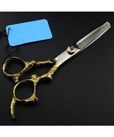 Hair Cutting Scissors 6 Inch Professional Japan 440c Gold Dragon Handle Hair Scissors Haircut Scissor Thinning Barber Makas Cutting Shears Hairdresser Scissors Set - Buy Online on GoSupps.com