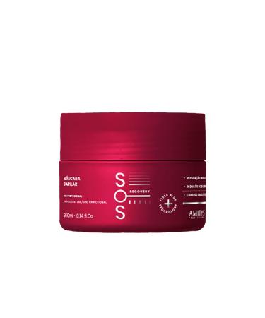 Amitys SOS Recovery Hair Mask 250g Amino Acid Silk protein D-Panthenol Protects Damaged Hair Fiber Repair Capillary Strengthening