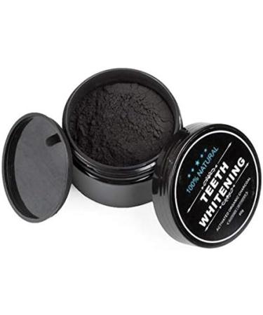 Organic Activated Charcoal Teeth Whitening Powder with Bamboo Toothbrush - Buy Online on GoSupps.com