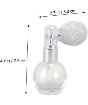 TOVINANNA 2pcs Spray Glitter Hair Powder Highlighters Pink Bow Headband Perfume Bottle Brighten Setting Powder White 7.5x6cm - Buy Online on GoSupps.com