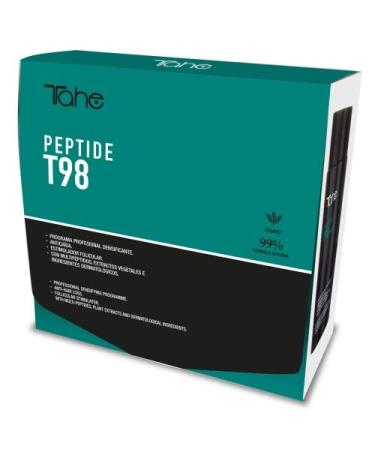 Tahe Peptide T98 Anti-hair loss densifying pack with Multi-peptides: Concentrate 6 x 10 ml + Peptide T98 Shampoo 300 ml