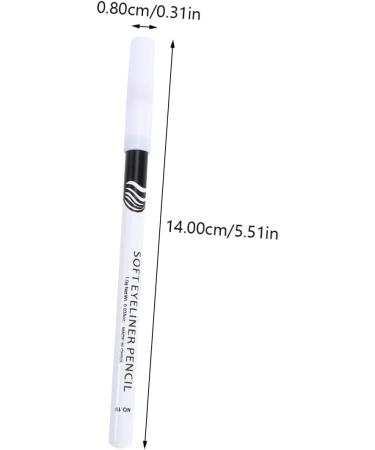WOONEKY 48 Pcs Eyeliner Pencil Eye Makeup Kit Cosmetic Pencil White Lying Silkworm Pencil Liquid Wooden Pole - Buy Online on GoSupps.com