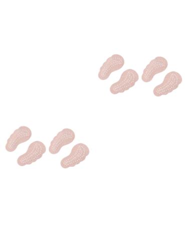 4 Pairs Forefoot Pad Leather Shoe Insole Fore-Half Insole Leather Shoe Pad Leather Fore-Foot Pad Leather Half Pad Leather Insole Half Foot Pad Half Foot Insole Fore-Foot Half Pad