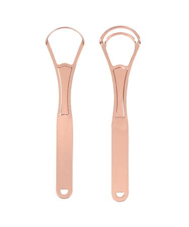 Stainless Steel Tongue Scraper for Adults - U Shape Oral Brush - 2 Pack Double & Single Layer - Buy Online on GoSupps.com