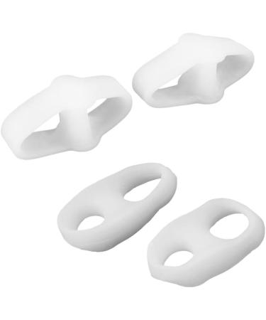 2Pcs Silicone Toe Separator: Correct Overlapping Toes, Relieve Pressure, Bunion Corrector with Spacers, Arch Support & Gel Cushion Inserts - Buy Online on GoSupps.com