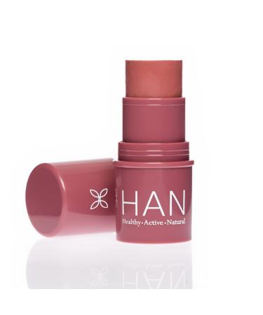 HAN Skincare Cosmetics Vegan, Cruelty-Free, Clean 3-in-1 Multistick for Cheeks, Lips, Eyes, Rose Dust | 0.20 oz 0.20 Ounce (Pack of 1) Rose Dust