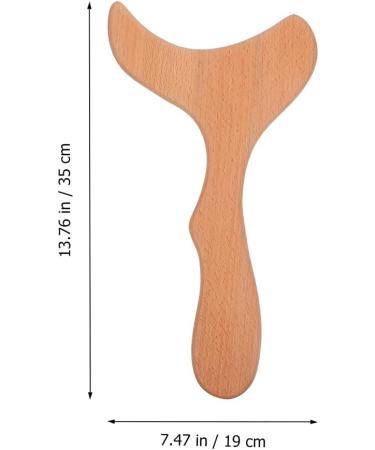 Minkissy 2-in-1 Wooden Gua Sha & Massage Scratch Board - Facial Tool for Home Use | International Shipping Available - Buy Online on GoSupps.com
