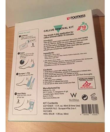 Footkiss Callus Removal Kit - Say Goodbye to Rough Skin - Buy Online on GoSupps.com