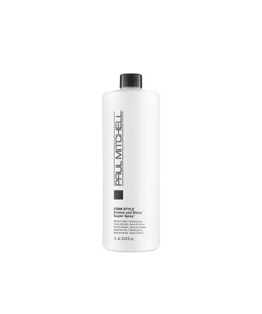 Paul Mitchell Freeze and Shine Super Hairspray, Maximum Hold, Shiny Finish Hairspray, For Coarse Hair 33.8 Fl Oz (Pack of 1)