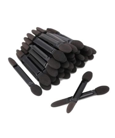 Akoak 20 Pcs Black Disposable Eyeshadow Brushes - Double Head Makeup Applicators for Professionals & Home Use - Buy Online on GoSupps.com