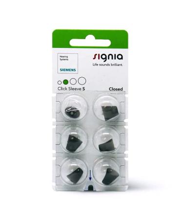 Sivantos Signia Click Sleeves Closed (6 pieces) for Siemens Signia and Audio Service IdOs and Ex-Receivers (S)