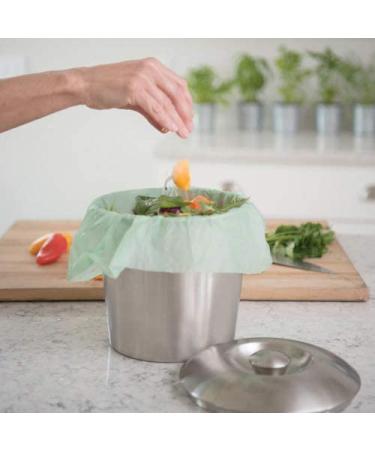 Hippo Sak Compostable Small Food Scrap Bags - 80 Count (Pack of 1) - Buy Online on GoSupps.com