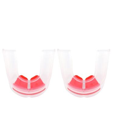 WANGCL Adult Double Sided Mouth Guard with Clear Plastic Case