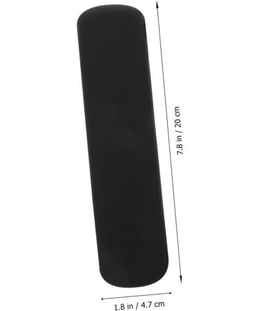 FRCOLOR Silicone Makeup Brush Bag - 2pcs Travel Storage Holder for Artists | Portable Black Makeup Tool Case - Buy Online on GoSupps.com