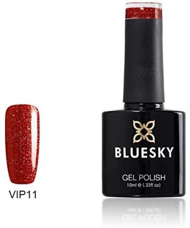 Bluesky Gel Polish Orange Shimmer Frosty Copper Fine Glitter Sparkle VIP11 Nail UV LED Soak Off 10ml - Buy Online on GoSupps.com