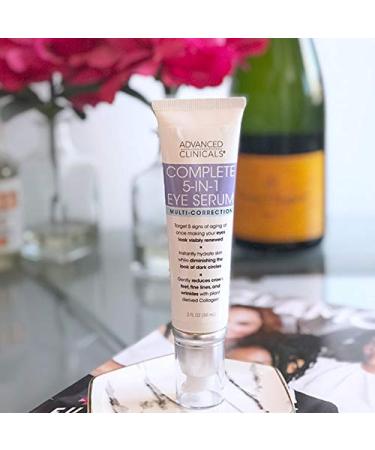 Advanced Clinicals 5-in-1 Eye Serum - Multi-Correction Formula, 2 fl oz - Buy Online on GoSupps.com