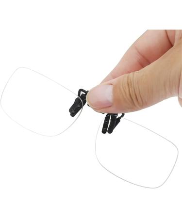 NOALED Lightweight Clip Reading Glasses | Frameless Magnifying Glass Portable & Easy to Carry for Reading - Buy Online on GoSupps.com