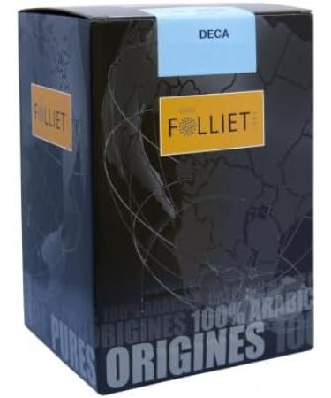 CAF S FOLLIET - Caf En Dosette ESE - D caf in - Torr faction traditionnelle - Intensit 7/10-100% Arabica - Caf vert - 50 Dosettes - Buy Online on GoSupps.com