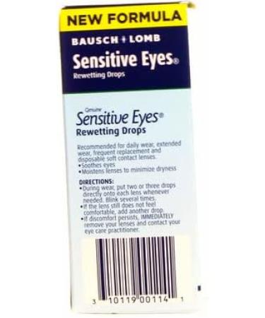 Bausch & Lomb Sensitive Eyes Rewetting Drops 1 oz - Pack of 4 | Moisturizing Eye Drops - Buy Online on GoSupps.com